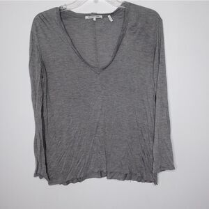 Helmut Lang gray long sleeve tee size small